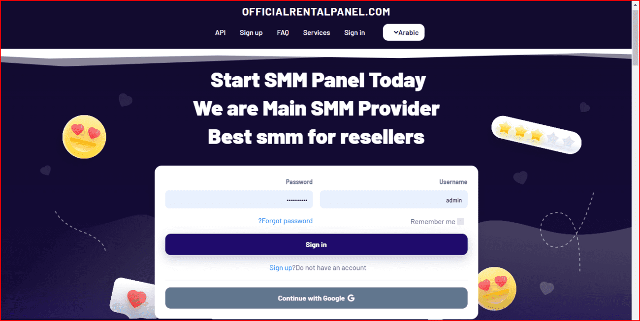 Rental Panel Official Script | Rental Panel smm script